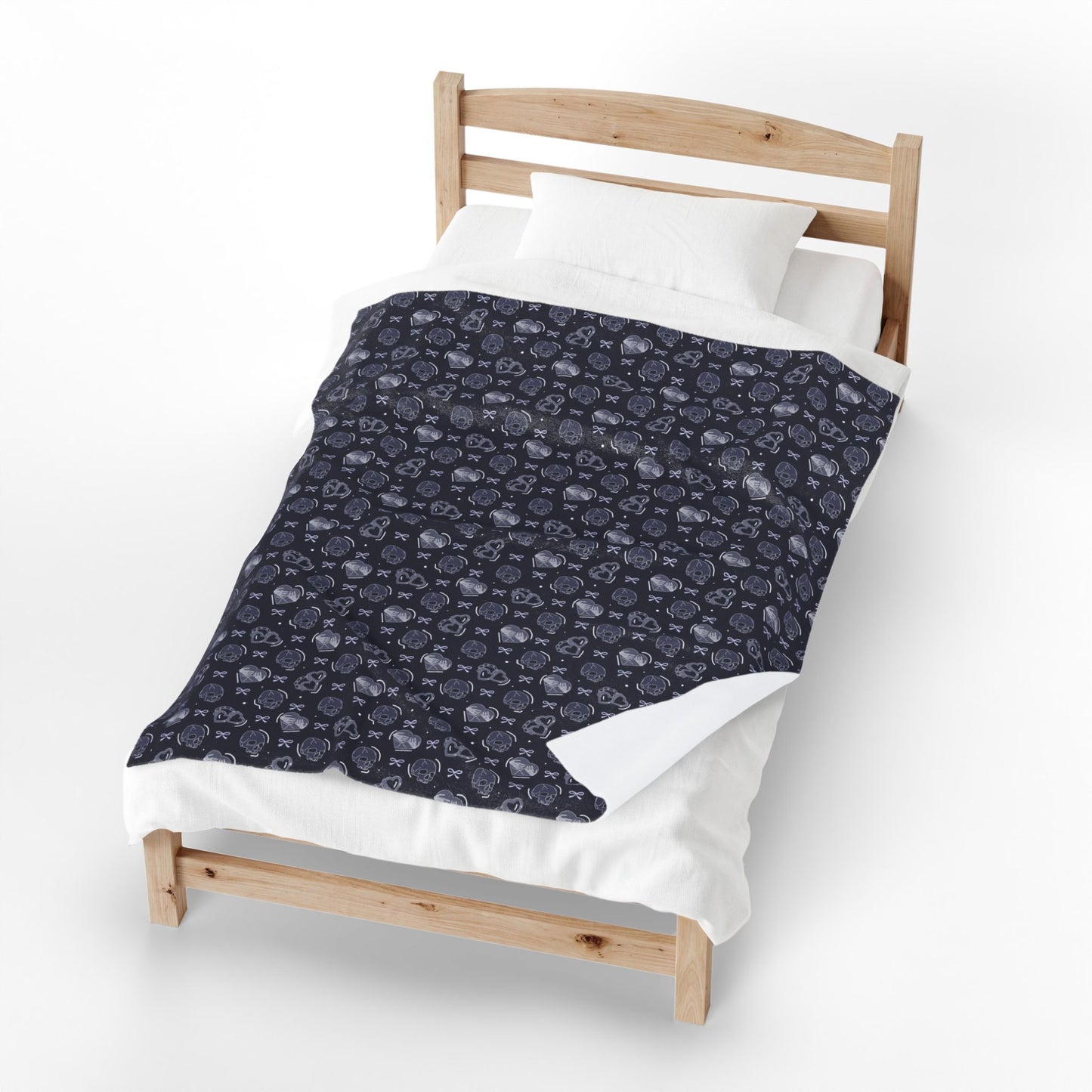 Dark Romance Inspired Velveteen Plush Blanket