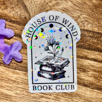 House of Wind Book Club Sticker