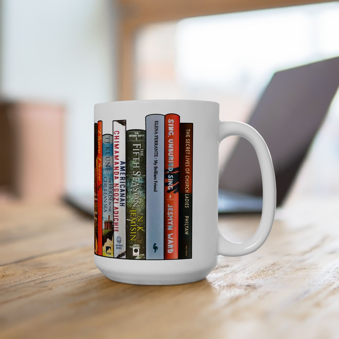 Custom Book Spine Mug - Customize with up to 15 Books