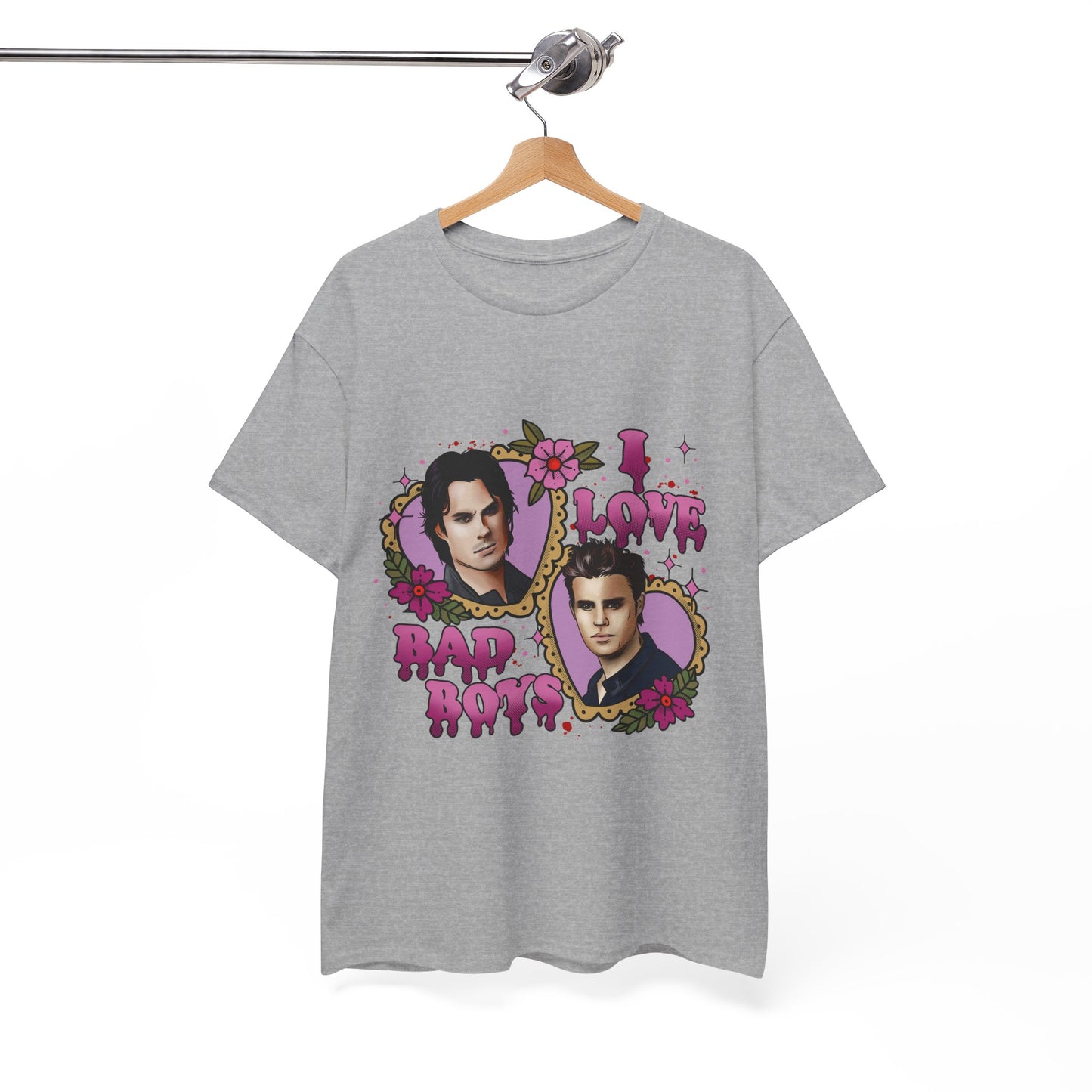 Graphic Tee — "I Love Bad Boys" TVD T-Shirt