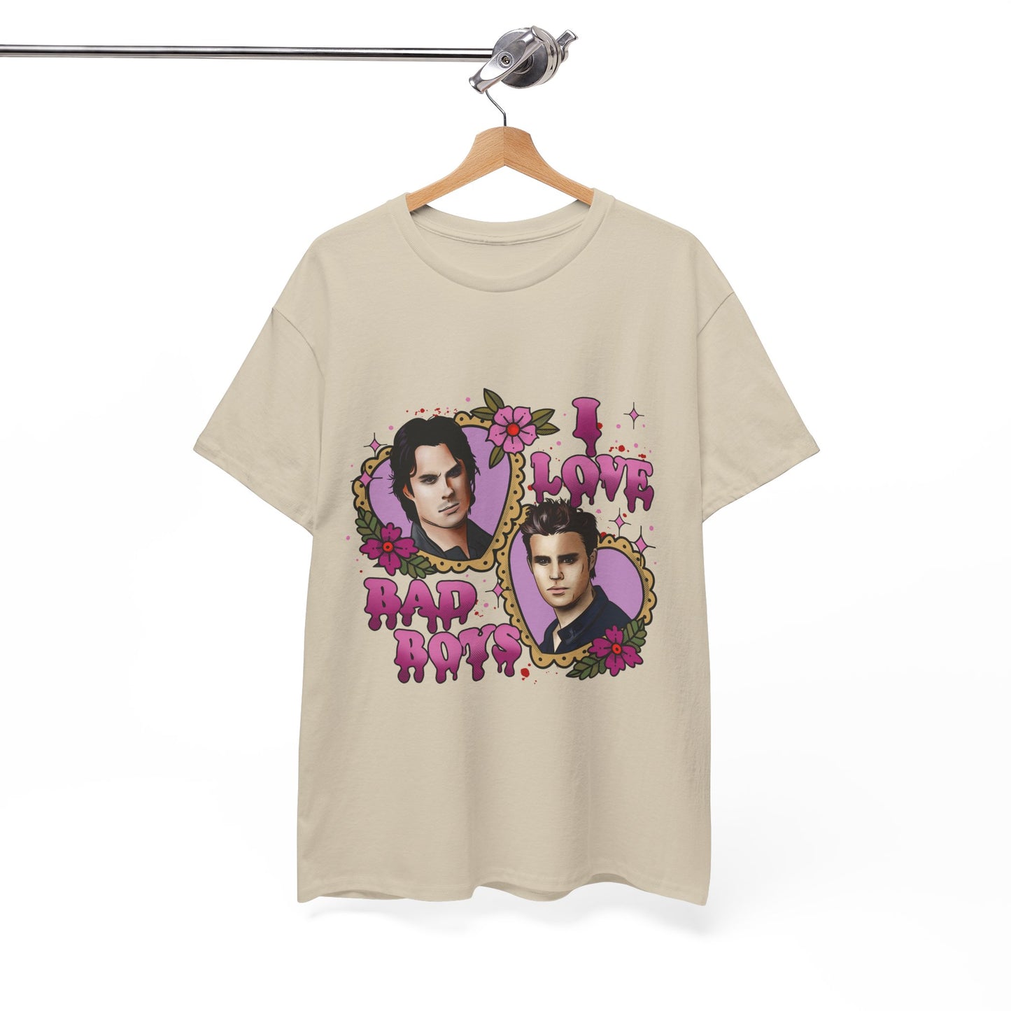 Graphic Tee — "I Love Bad Boys" TVD T-Shirt