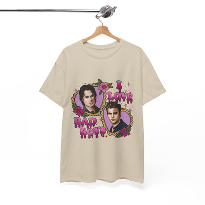 Graphic Tee — "I Love Bad Boys" TVD T-Shirt