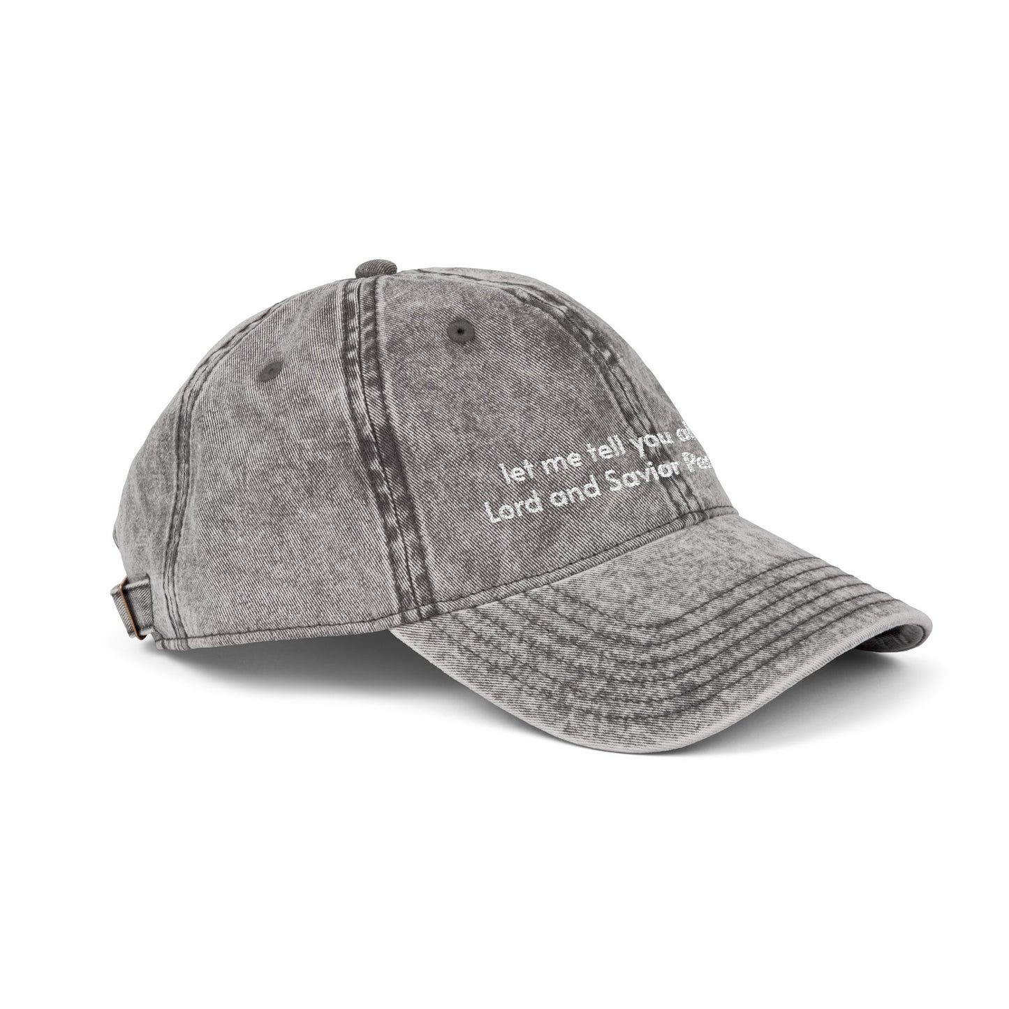 Embroidered Vintage Cap - Pedro Pascal Hat, Retro Dad Hat, Embroidery Baseball Cap, Vintage Style Headwear, Classic Actor Inspired