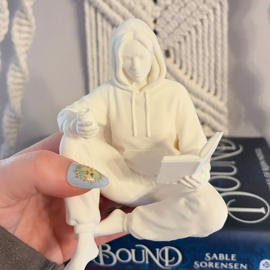Hot Girls Read 3D Printed Bookshelf Decor