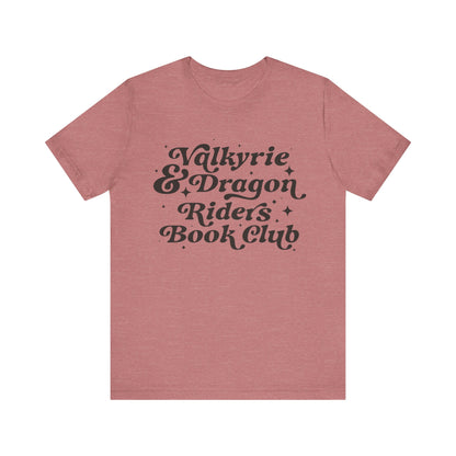 Valkyrie & Dragon Riders Book Club Unisex Jersey Short Sleeve Tee