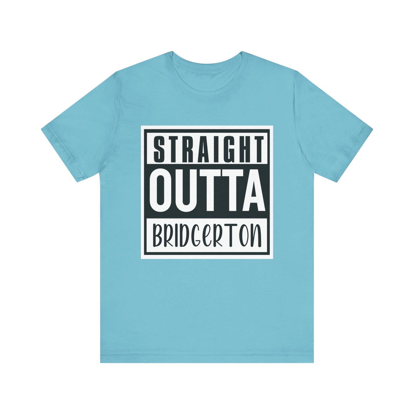 Straight Outta Bridgerton Unisex Jersey Short Sleeve Tee