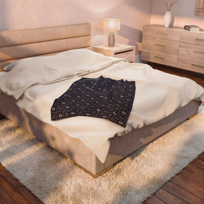 Dark Romance Inspired Velveteen Plush Blanket