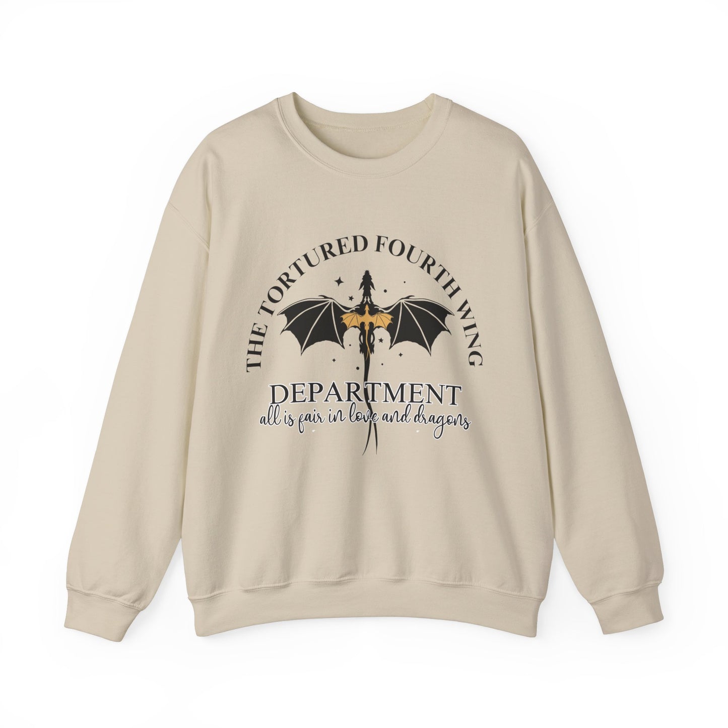 The Tortured Fourth Wing Department Unisex Heavy Blend™ Crewneck Sweatshirt