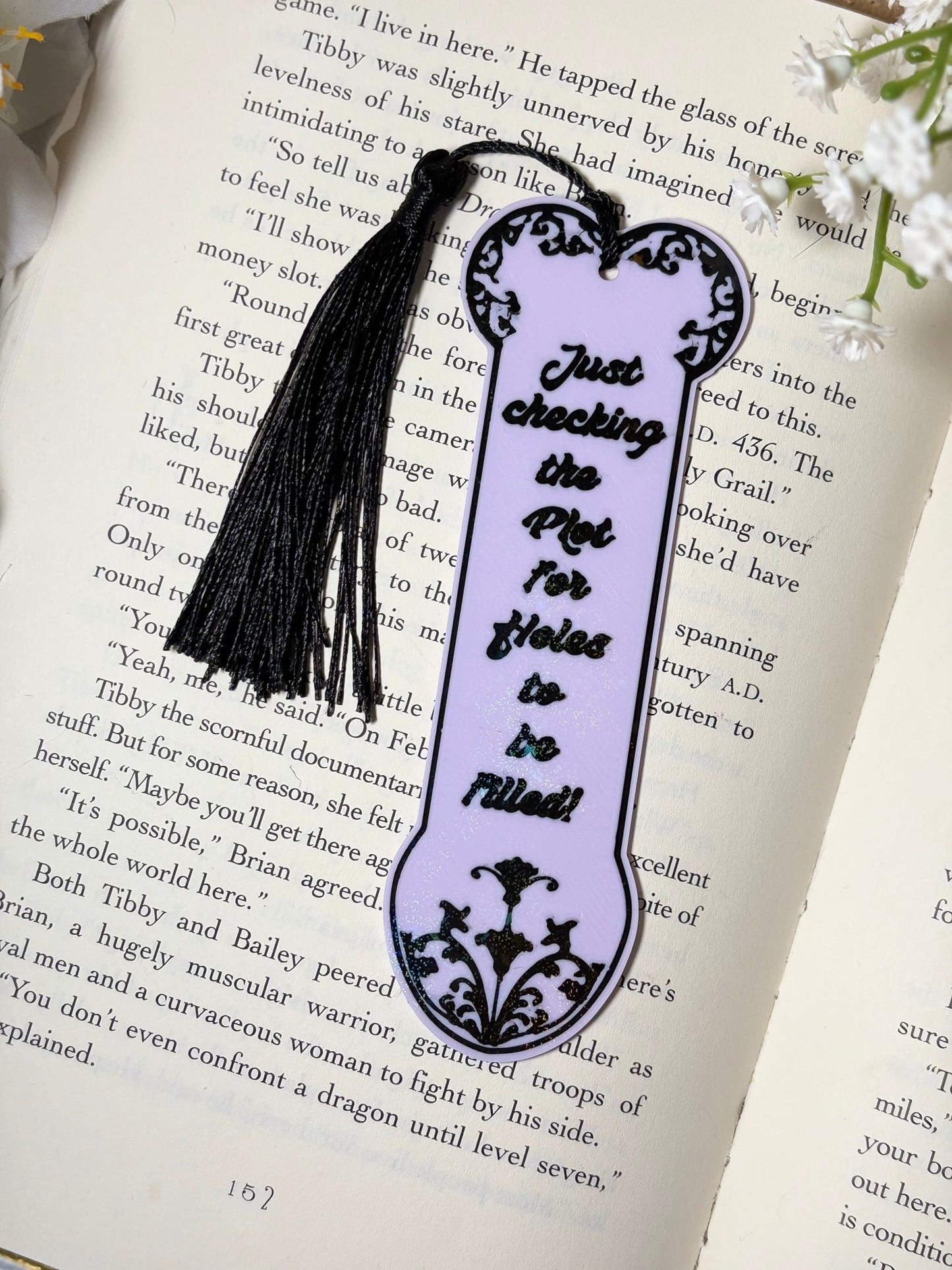 18+ Dilly Holes to Be Filled 3d Printed Bookmark - Awfullynerdy.co