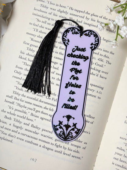 18+ Dilly Holes to Be Filled 3d Printed Bookmark - Awfullynerdy.co