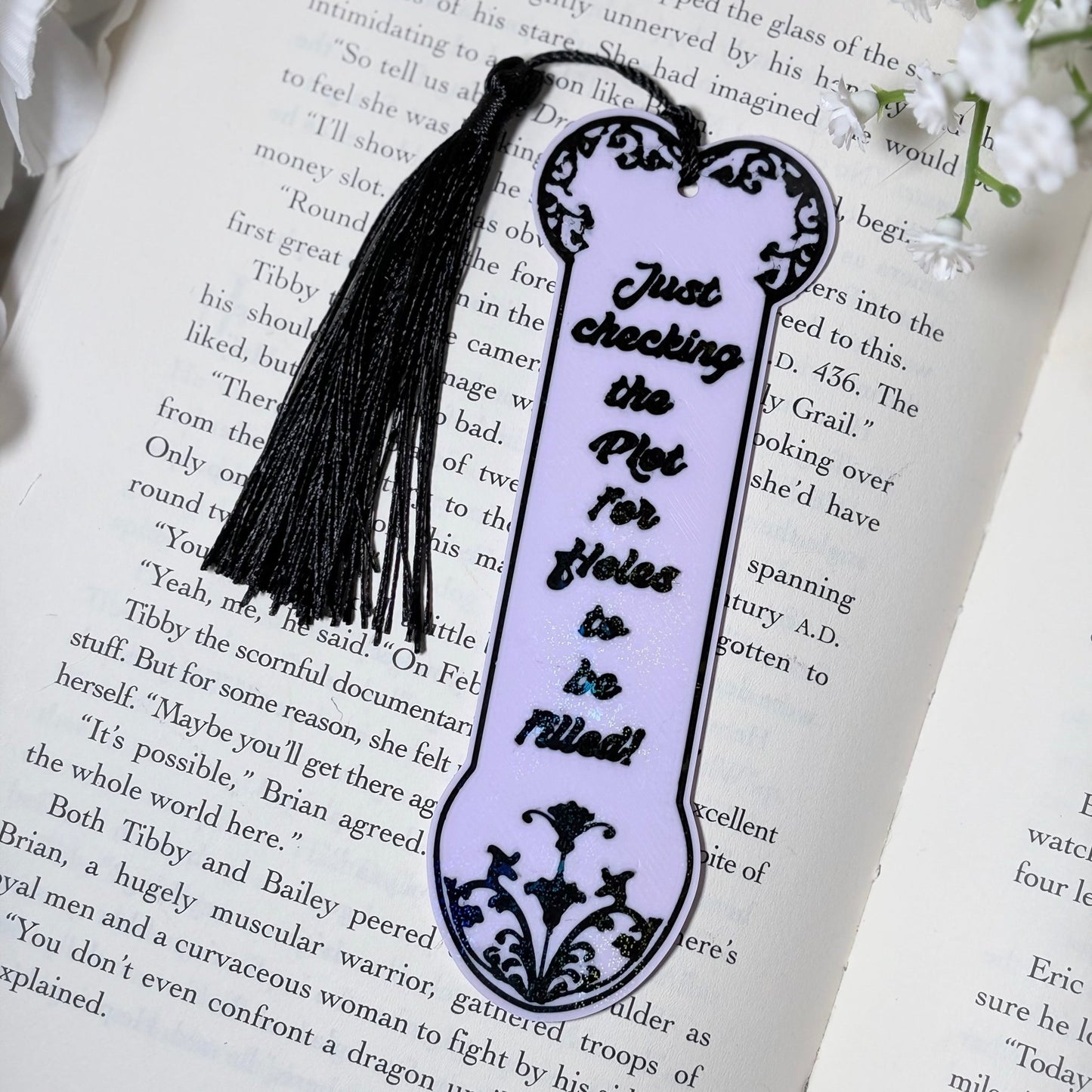 18+ Dilly Holes to Be Filled 3d Printed Bookmark - Awfullynerdy.co