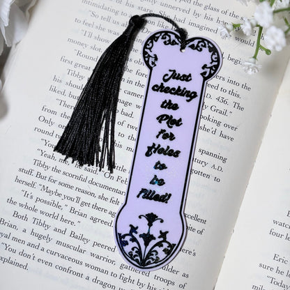 18+ Dilly Holes to Be Filled 3d Printed Bookmark - Awfullynerdy.co