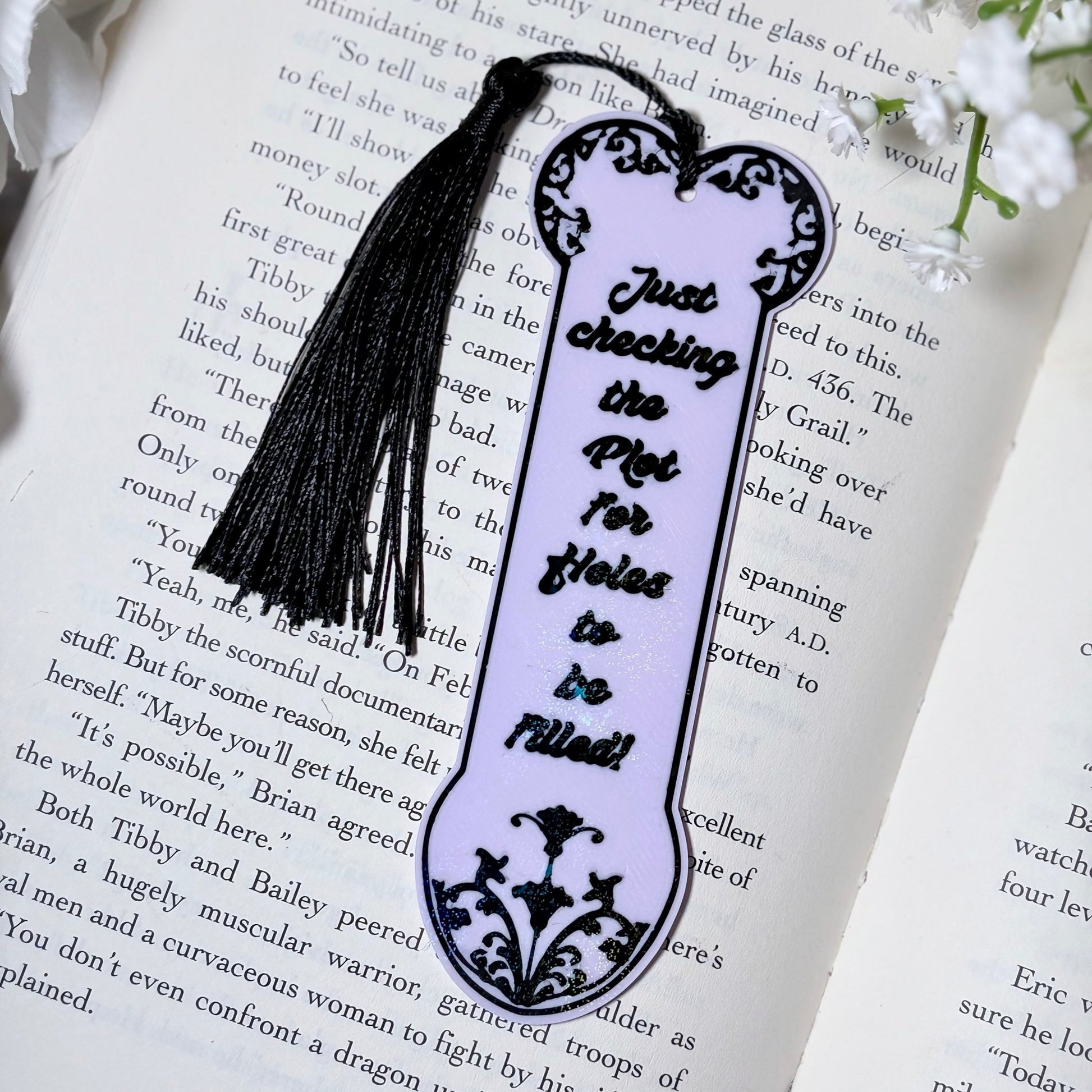 18+ Dilly Holes to Be Filled 3d Printed Bookmark - Awfullynerdy.co