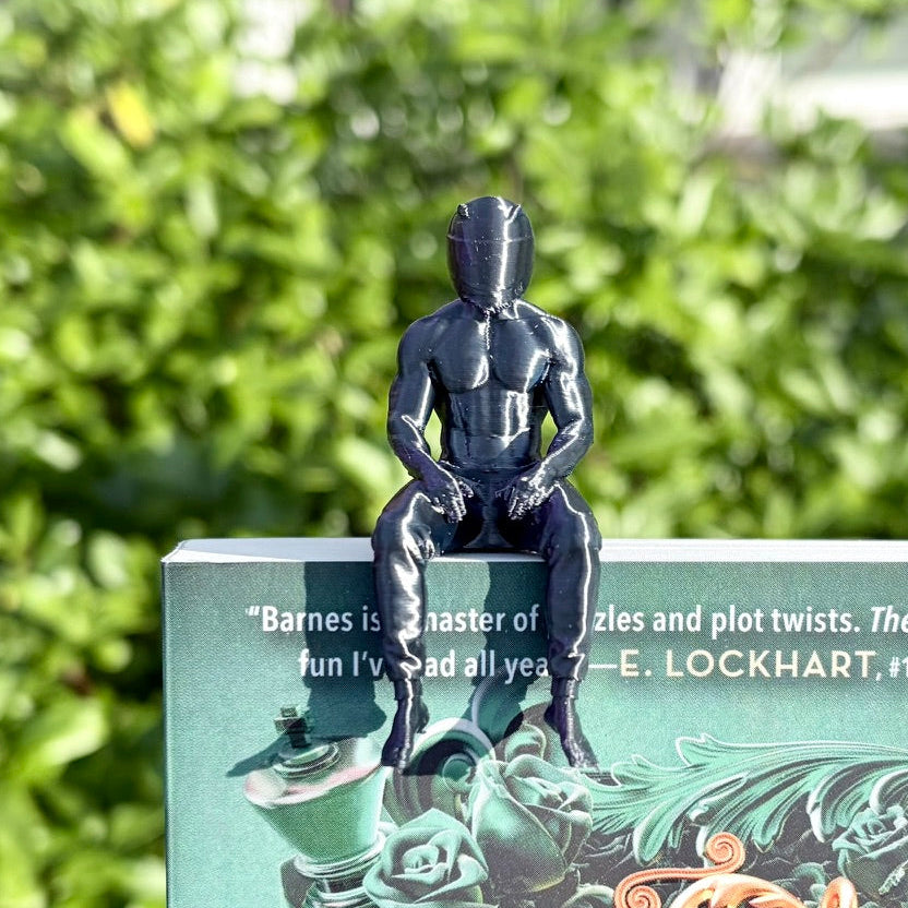 3D Printed Hot Biker Bookmark | Cute Book Accessory