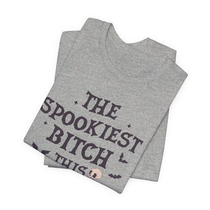 The Spookiest B This Side of Salem Unisex Jersey Short Sleeve Tee - Awfullynerdy.co