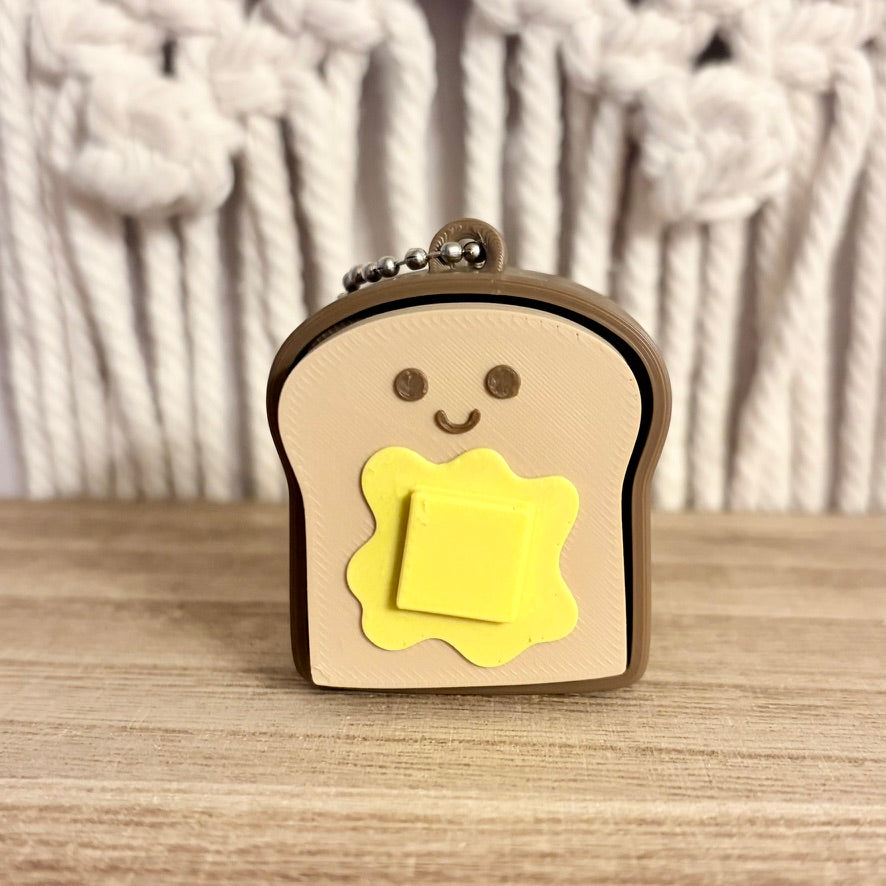 3d Printed Toast and Egg Inspired Fidget Clicker