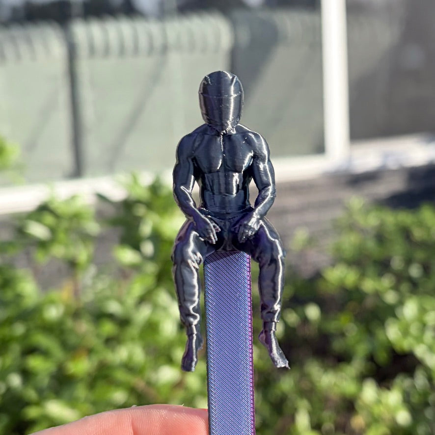 3D Printed Hot Biker Bookmark | Cute Book Accessory