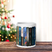 Custom Book Spine Mug - Customize with up to 15 Books