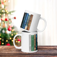 Custom Book Spine Mug - Customize with up to 15 Books