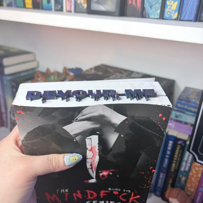 3D Printed Devor Me Words Bookmark | Cute Book Accessory