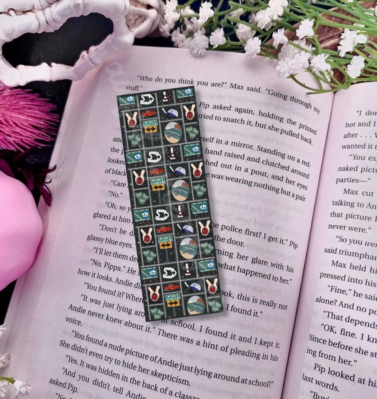 Twilight Inspired Rectangles Star Sparkle Bookmark