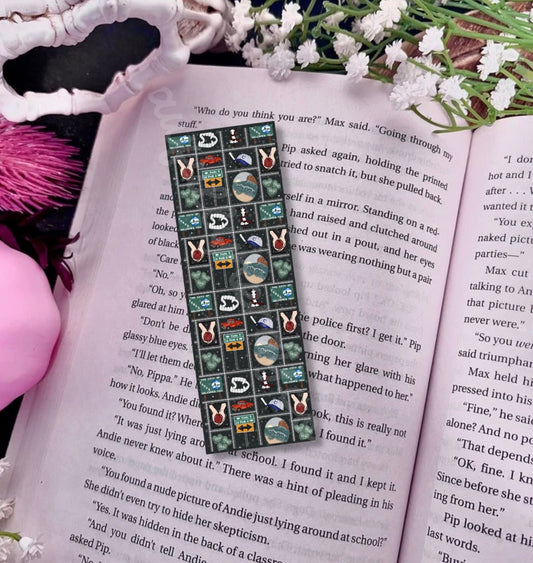Twilight Inspired Rectangles Star Sparkle Bookmark