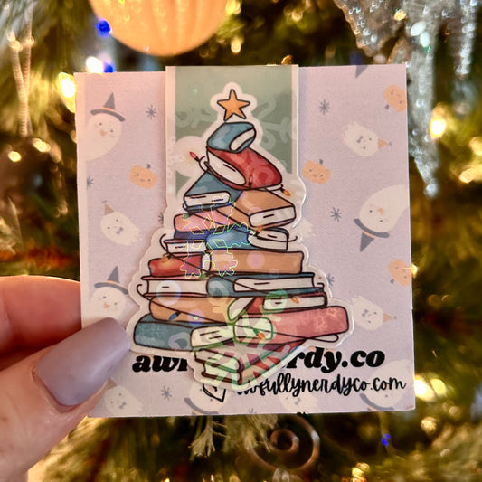 Holiday Book Tree Magnetic Bookmark