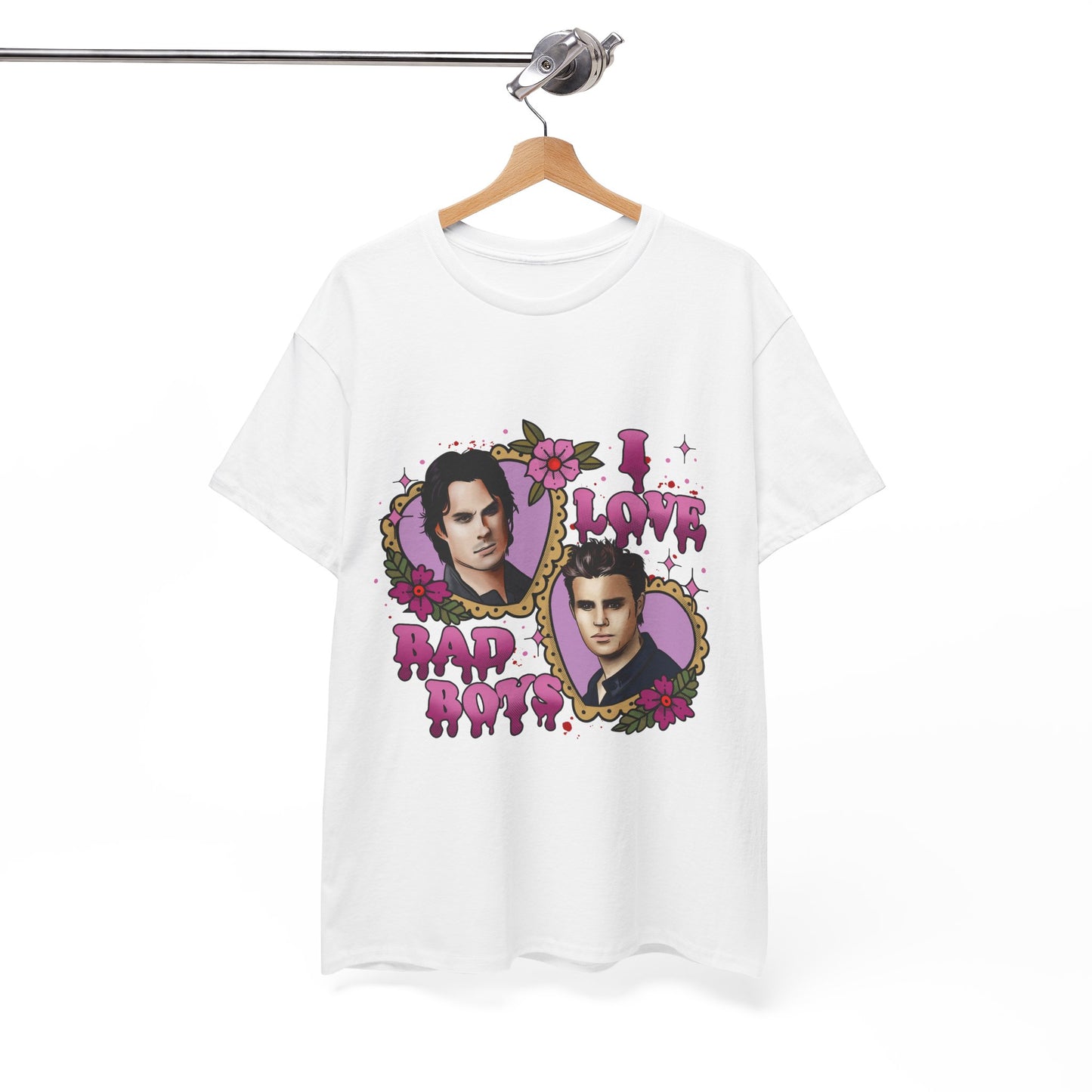 Graphic Tee — "I Love Bad Boys" TVD T-Shirt