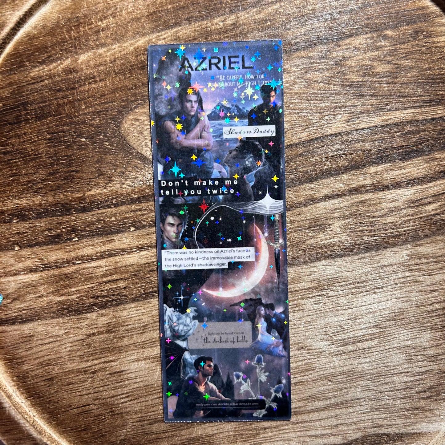 Azriel ACOTAR Laminated Cardstock Bookmark