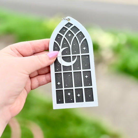 Night Window Bookmark - OPTIONAL Clicker addition