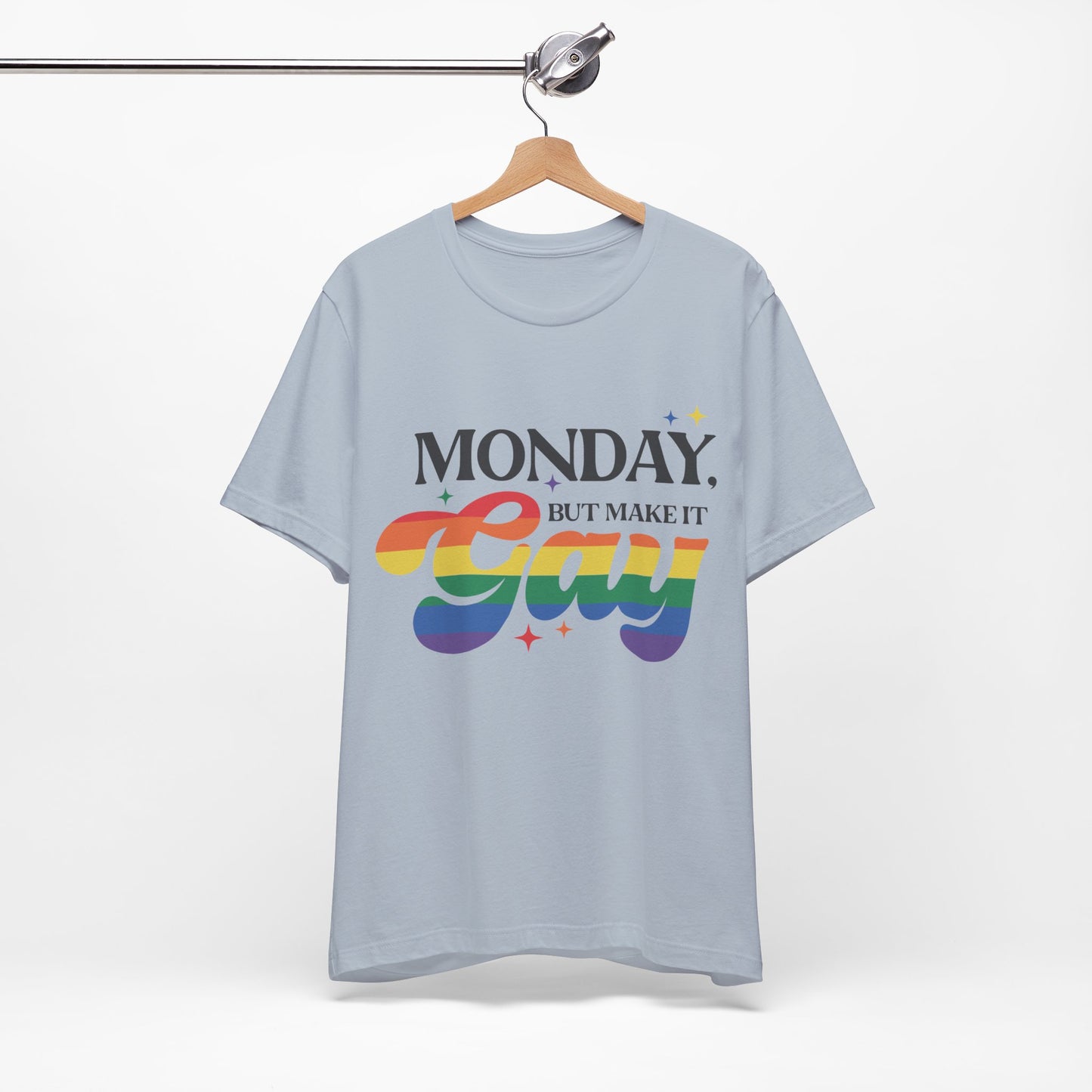 Monday but Make it Gay Unisex Jersey Short Sleeve Tee - Awfullynerdy.co