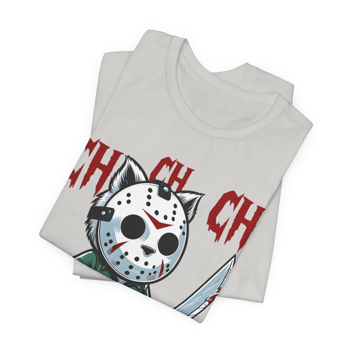 Spooky Horror Thriller Cat Unisex Jersey Short Sleeve Tee - Awfullynerdy.co