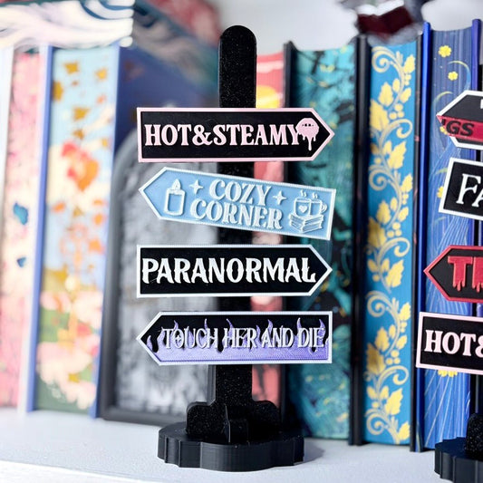 3D Printed Book Trope Signs (Add on) - Awfullynerdy.co