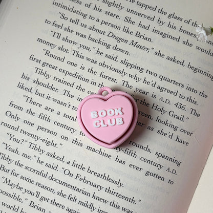 3d Printed Bookish Conversation Hearts Fidget Clicker - Multiple Options - Awfullynerdy.co