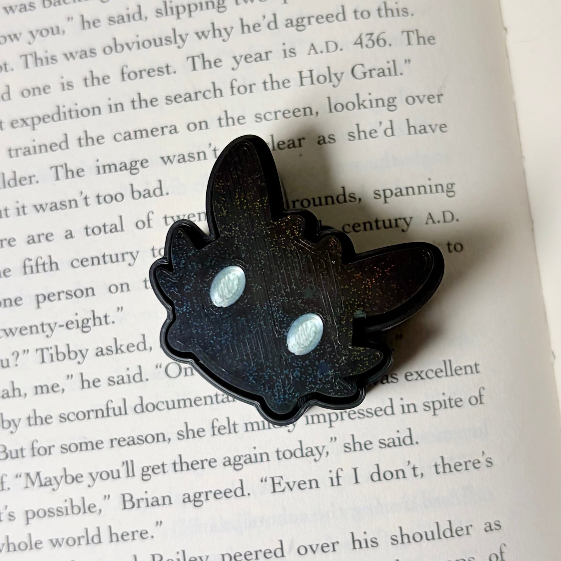 3d Printed Dragon Green Eyes Sparkle Fidget Clicker - Awfullynerdy.co