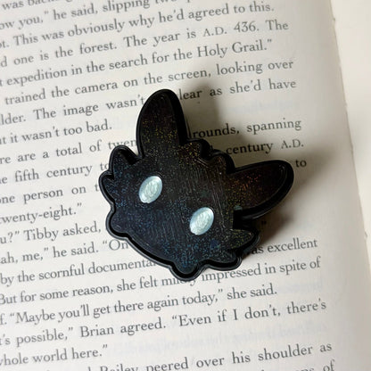 3d Printed Dragon Green Eyes Sparkle Fidget Clicker - Awfullynerdy.co