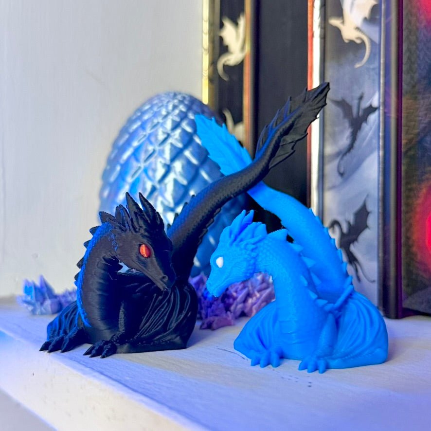 3d Printed Dragon Lovers Bookshelf Decor - Awfullynerdy.co