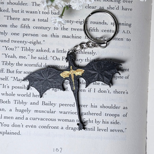 3D Printed Dragons Keychain | Keyring - Awfullynerdy.co