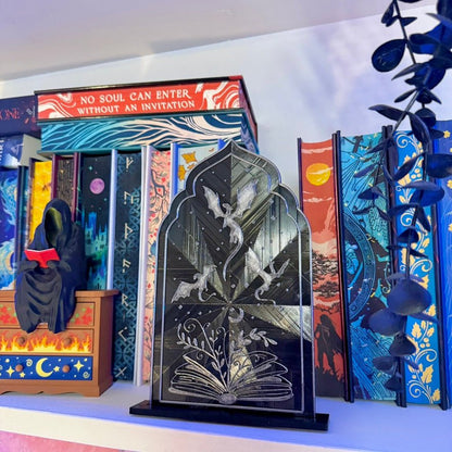 3d Printed Fourth Wing Inspired Sign with Stand - Awfullynerdy.co