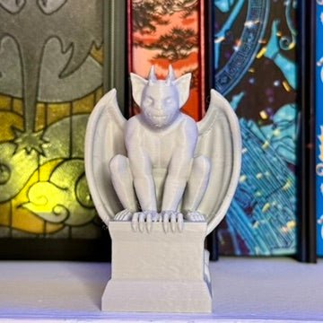 3d Printed Gargoyle Bookshelf Decor - Awfullynerdy.co
