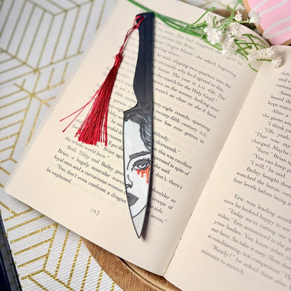 3d Printed Girl on Knife Bookmark - Awfullynerdy.co