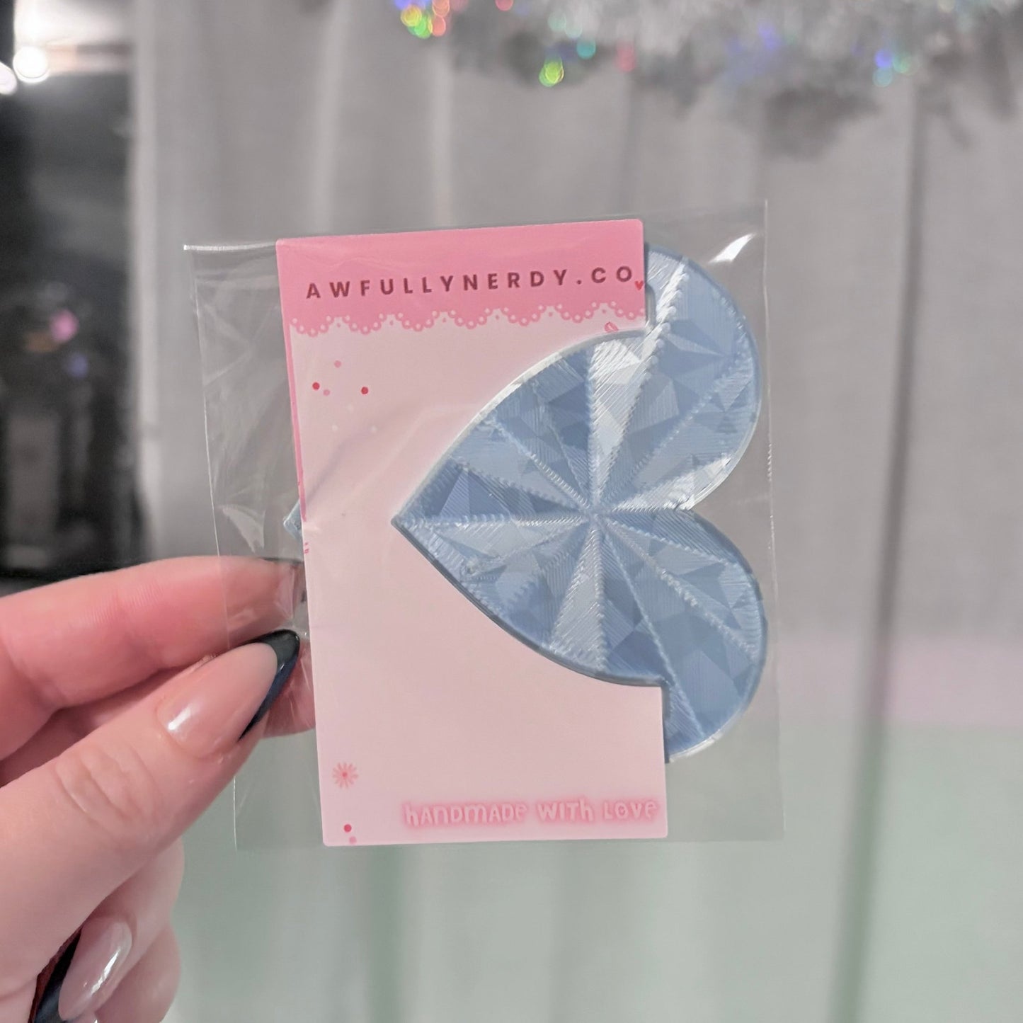 3D Printed Heart Bookmark | Cute Book Accessory - Awfullynerdy.co