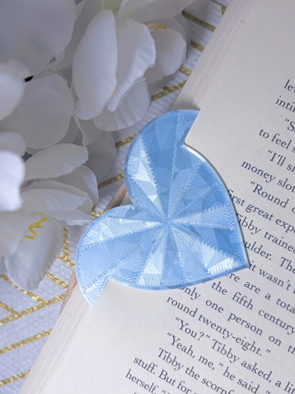 3D Printed Heart Bookmark | Cute Book Accessory - Awfullynerdy.co