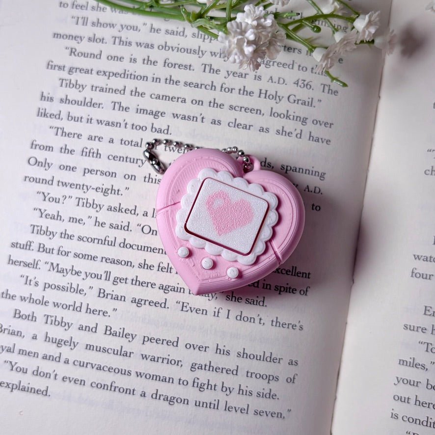 3d Printed Heart V - Pet Inspired Fidget Clicker - Awfullynerdy.co