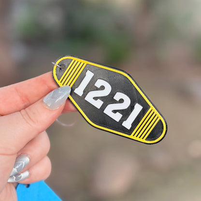 3D Printed Heated Rivalry Inspired Hotel Keychains | Bundle of 2 | Book Lover Keychain Set | Lightweight Fandom Accessory (Copy) - Awfullynerdy.co