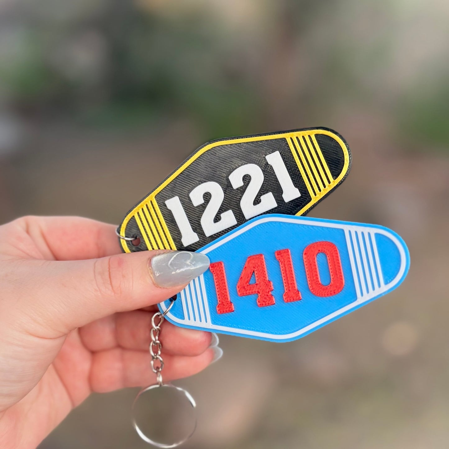3D Printed Heated Rivalry Inspired Hotel Keychains | Bundle of 2 | Book Lover Keychain Set | Lightweight Fandom Accessory (Copy) - Awfullynerdy.co