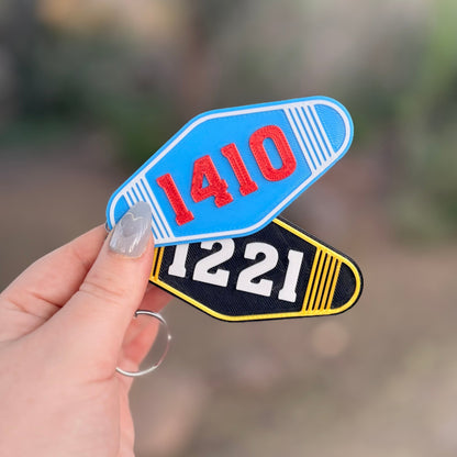 3D Printed Heated Rivalry Inspired Hotel Keychains | Bundle of 2 | Book Lover Keychain Set | Lightweight Fandom Accessory (Copy) - Awfullynerdy.co