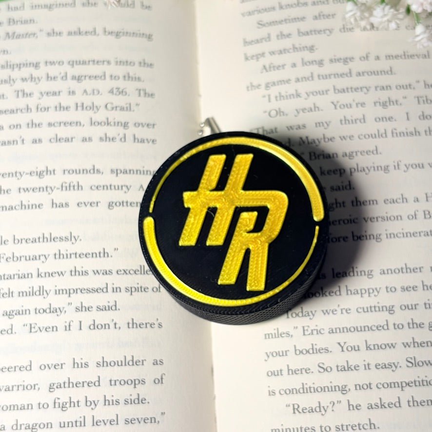 3D Printed Hockey Romance Hockey Puck Keychain - Awfullynerdy.co