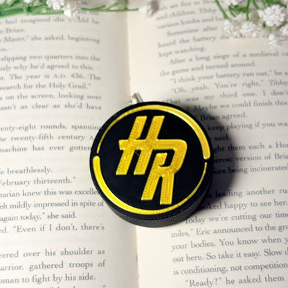 3D Printed Hockey Romance Hockey Puck Keychain - Awfullynerdy.co