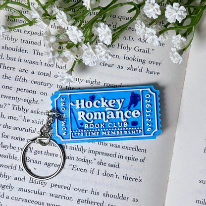 3D Printed Hockey Romance Ticket Keychain - Awfullynerdy.co